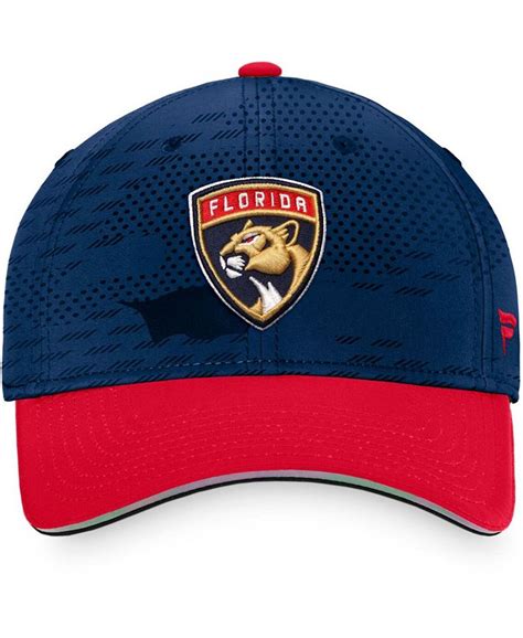 Fanatics Mens Navy Red Florida Panthers Authentic Pro Locker Room Flex