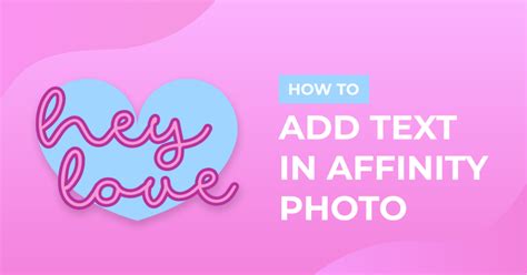 Add Text In Affinity Photo Step By Step Design Bundles