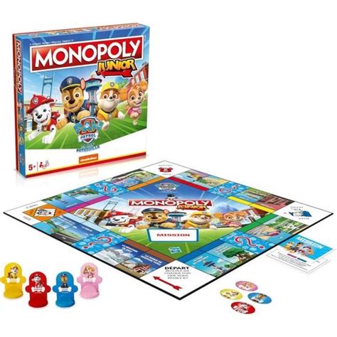 Monopoly Junior La Pat Patrouille Jeu De Soci T Jeu De Plateau