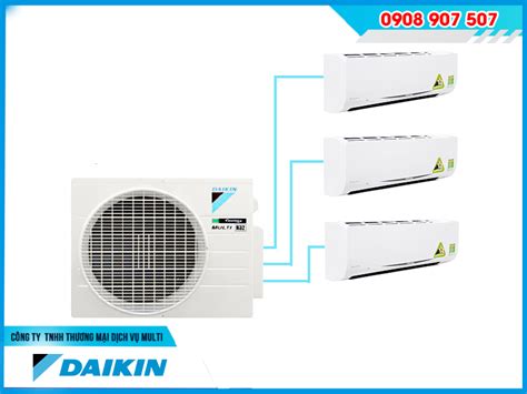 Máy lạnh Multi Daikin 1 dàn nóng kết nối 3 dàn lạnh Chia Sẻ Kiến Thức