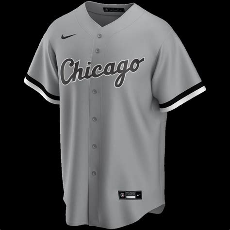 Chicago White Sox Mlb Nike Official Replica Road Jerseyteam Base Grey ...