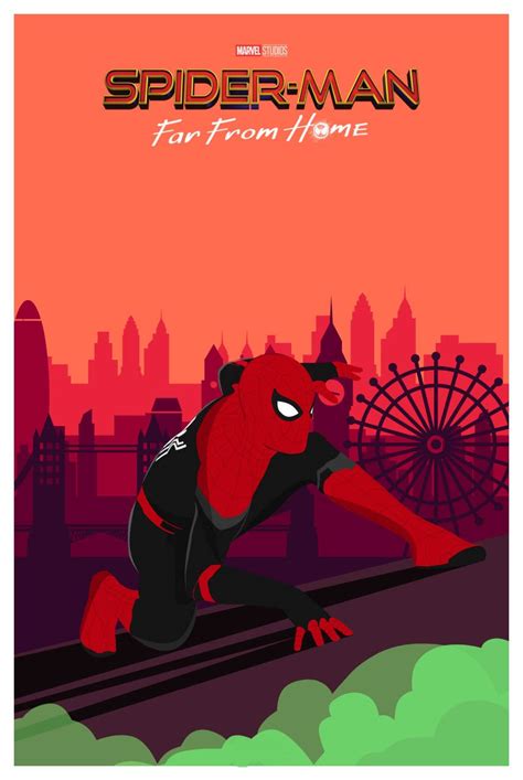 Download Spider Man Far From Home Vector Art Wallpaper | Wallpapers.com