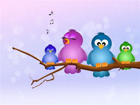 Singing Birds Branch Stock Illustrations 701 Singing Birds Branch Stock Illustrations Vectors