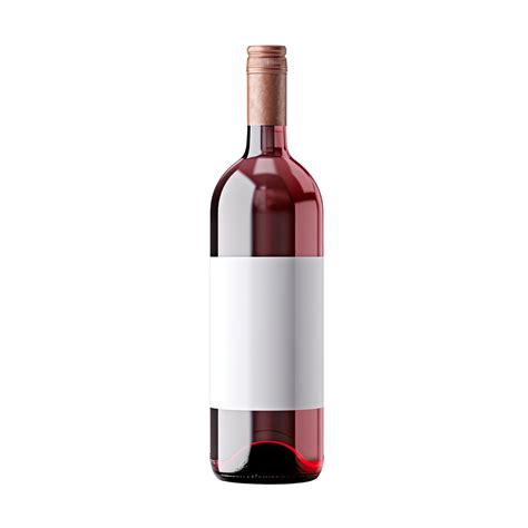 AI Generated luxury wine bottle mockup Transparent background PNG ...