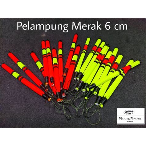 Jual Pelampung Pancing Bulu Merak 6 Cm Ikatan Tali Ringan Kuat Dan