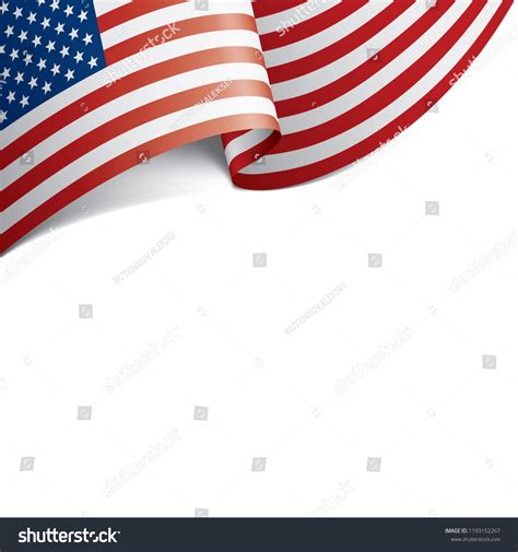 Usa Flag Vector Illustration On White Stock Vector (Royalty Free ...