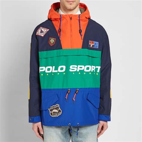 Polo Ralph Lauren Polo Sport Sportsman Patched Hooded Jacket Navy ...