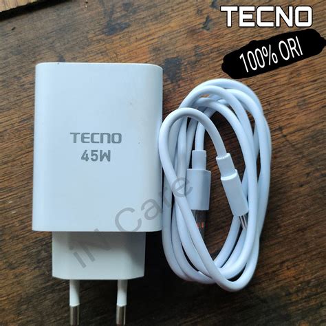 jual charger tecno pova  pro tecno pova  fastcharging  original