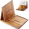 Amazon NAGAWOOD Triangle Book Holder Book Rest Acacia Foldable