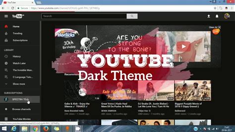 How To Enable Dark Mode On Youtube In PC Youtube New Update Only For