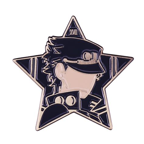 Jojos Bizarre Adventure Golden Series Jotaro Kujo Enamel Pin Stardust