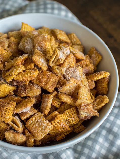 Easy Churro Chex Mix Crafty House