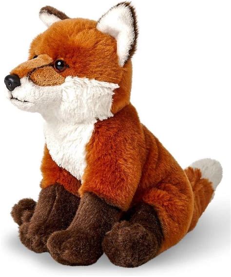 Uni Toys Renard Roux Assis 21 Cm Hauteur Renard En Peluche