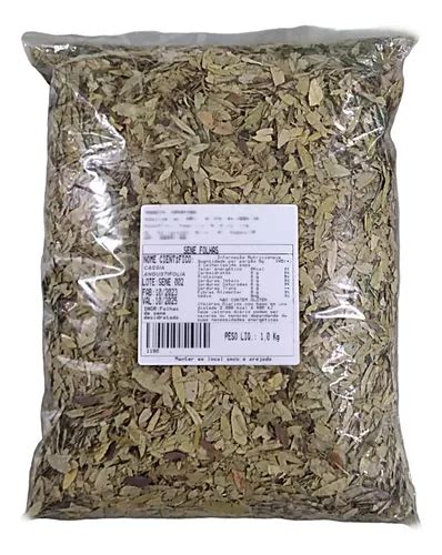 Folhas Sene Chá 1 Kg Cassia Angustifolia MercadoLivre