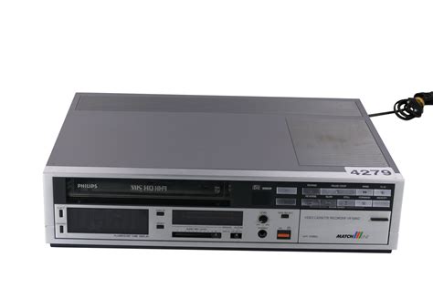 Philips Vr6860 Vintage Vhs Recorder Matchline Classic Refurbished