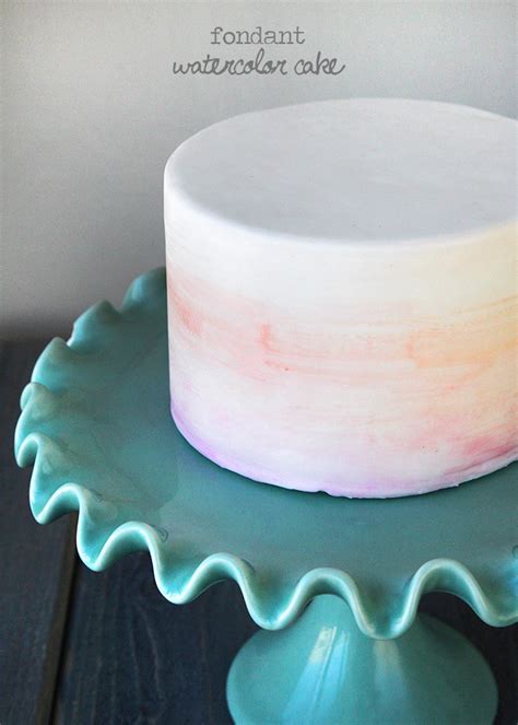 How To Make Watercolor Cakes — Style Sweet Ca