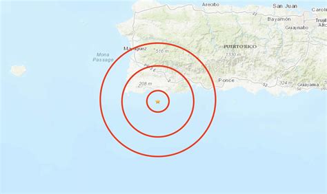 Sismo De Magnitud 5 3 Estremece A Puerto Rico