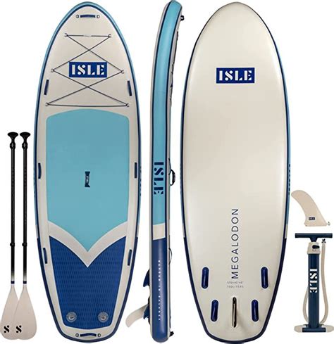 An Inflatable Stand Up Paddle Board And Oar