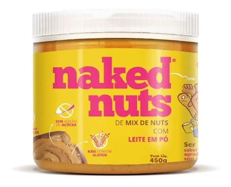 Pasta De Mix De Nuts Leite Em Pó Naked Nuts g Comida Vegana