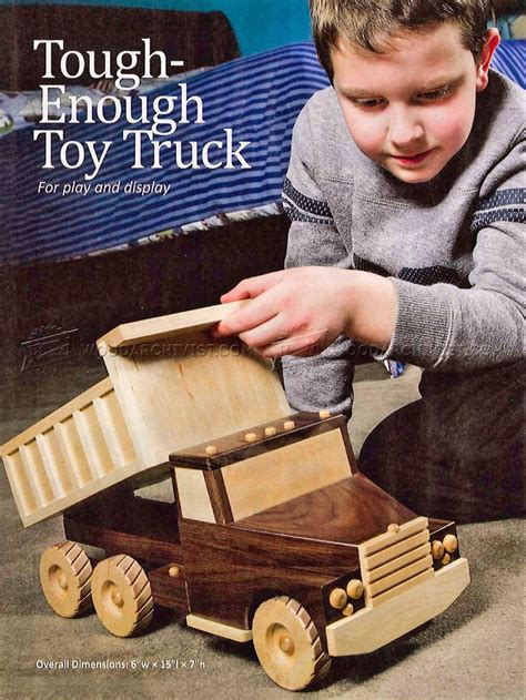 Wooden Toy Truck Plans • WoodArchivist