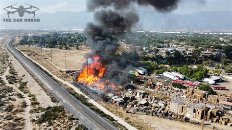 Three Alarm Fire Damages Multiple Muscoy Properties San Bernardino County Fire Protection District