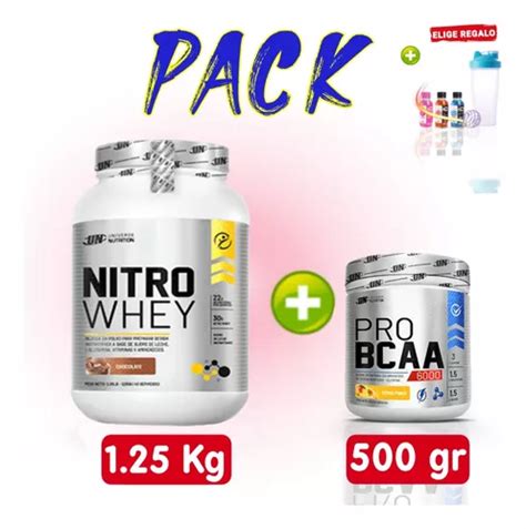 Nitro Whey Un Kg Pro Bcaa De Gr Regalo Env O Gratis