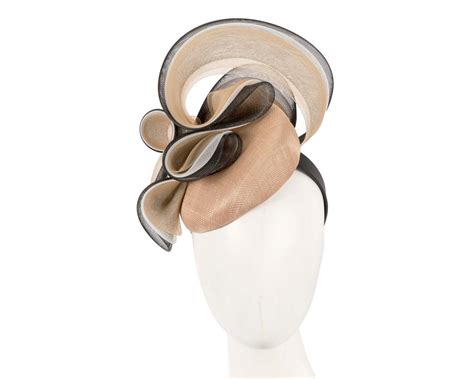 Nude And Black Racing Fascinator By Fillies Collection Online In Australia Hats From Oz S Nub