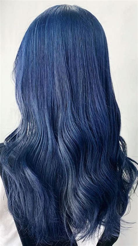 Blue violet hair color | ブルーヘア, トレンドヘア, ヘアー