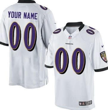 Men's Nike Baltimore Ravens Customized White Game Jersey on sale,for ...