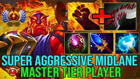 Ember Spirit Super Aggressive Midlane Master Tier Epic Team