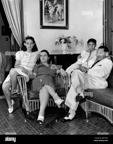 FULGENCIO BATISTA President of Cuba in 1942 with his wife and their ...