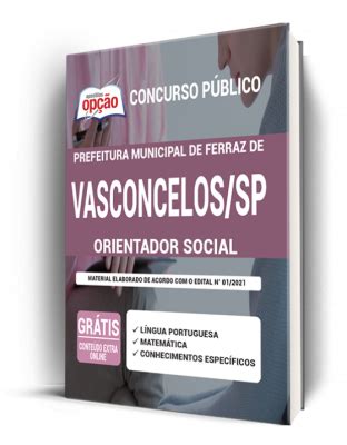 Apostila Prefeitura De Ferraz De Vasconcelos Orientador Social 2021