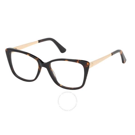 Guess Ladies Tortoise Round Eyeglass Frames Gu272005251 889214044518 Eyeglasses Jomashop