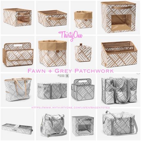 Fawn Grey Patchwork Thirty One Thirty One Gifts Patchwork