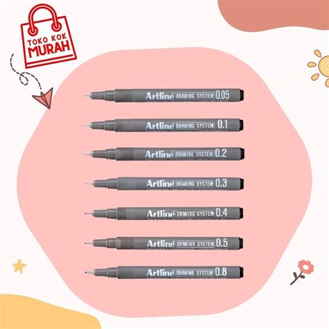 Jual Artline 231 Drawing Pen Shopee Indonesia