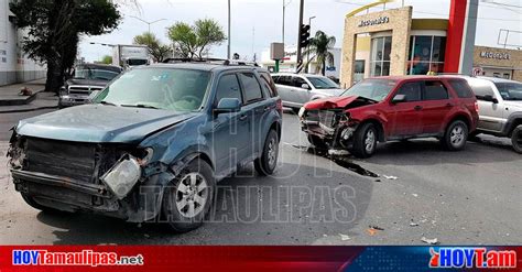 Hoy Tamaulipas Accidentes En Tamaulipas Dos Camionetas Quedaron