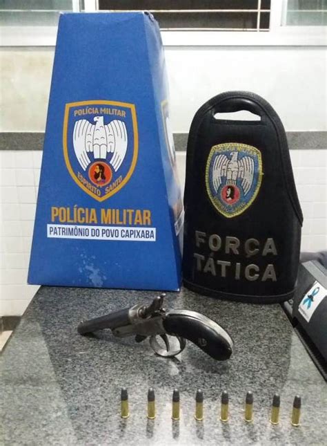 Pmes Polícia Militar Apreende Arma De Fogo E Munições Com Um Menor De