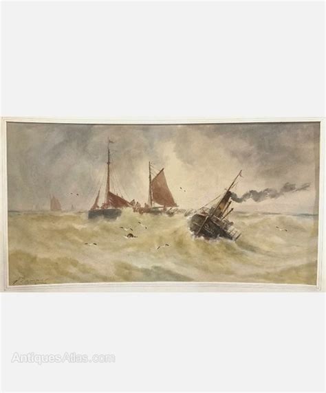 Antiques Atlas Pair Watercolours Whitby 19th Century As1168a026