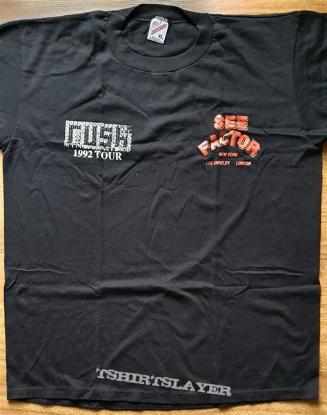 Rush Roll The Bones Official Crew Tour Shirt From See Factor