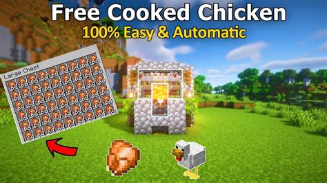 Minecraft Best Automatic Cooked Chicken Farm In 1 19 Step By Step Guide 1 20 Artofit