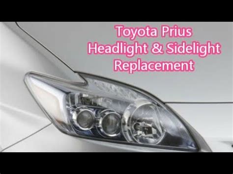 How To Replace Toyota Prius Headlight Position Light Bulb YouTube