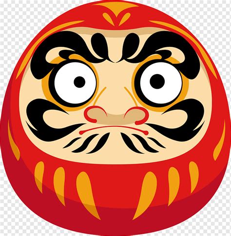 Boneka Daruma Jepang Png PNGWing