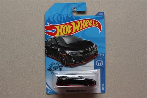 Hot Wheels Honda Series Honda Civic Type R Black