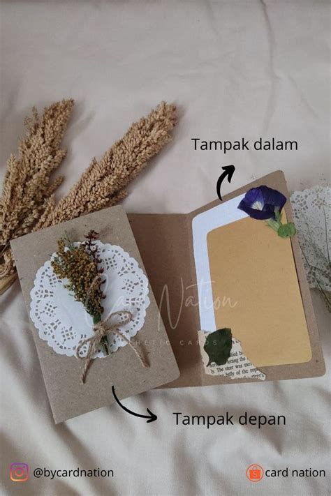 Aesthetic Rustic Greetings Card Kartu Ucapan Rustic Aesthetic