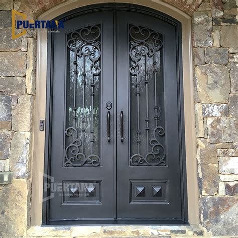 Foshan Factory House Outside Safety Front Main Entrance Door External