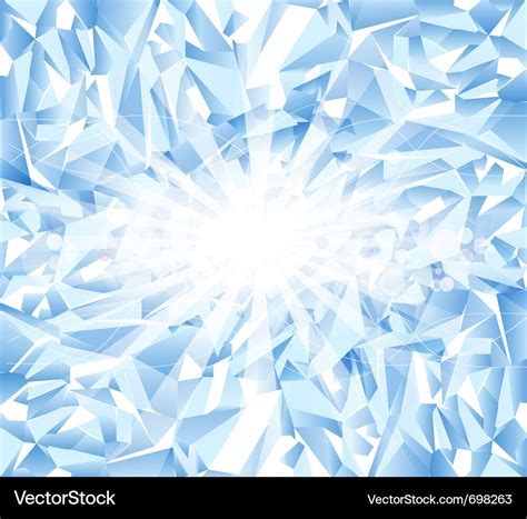 Ice Background Royalty Free Vector Image Vectorstock