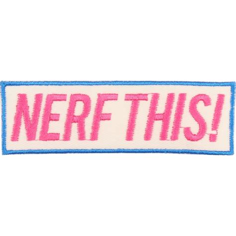 Nerf This Patch - Made in USA - D.Va Patch - Video Game Patches - Gamer