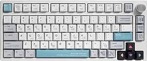 Amazon GK GAMAKAY TK75 75 Mechanical Keyboard With Knob Control Hot Swap RGB Bluetooth 5