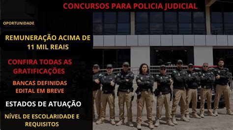 CONCURSOS POLICIA JUDICIALGANHOS ACIMA 11 MILBANCAS DEFINIDASEDITAL