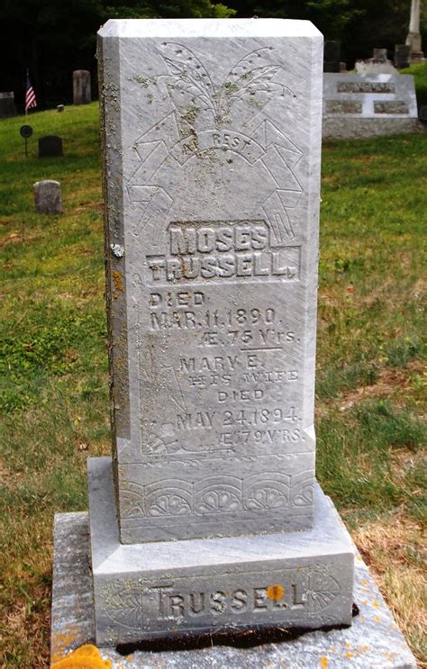 Mary E Trussell 1814 1894 Find A Grave Memorial